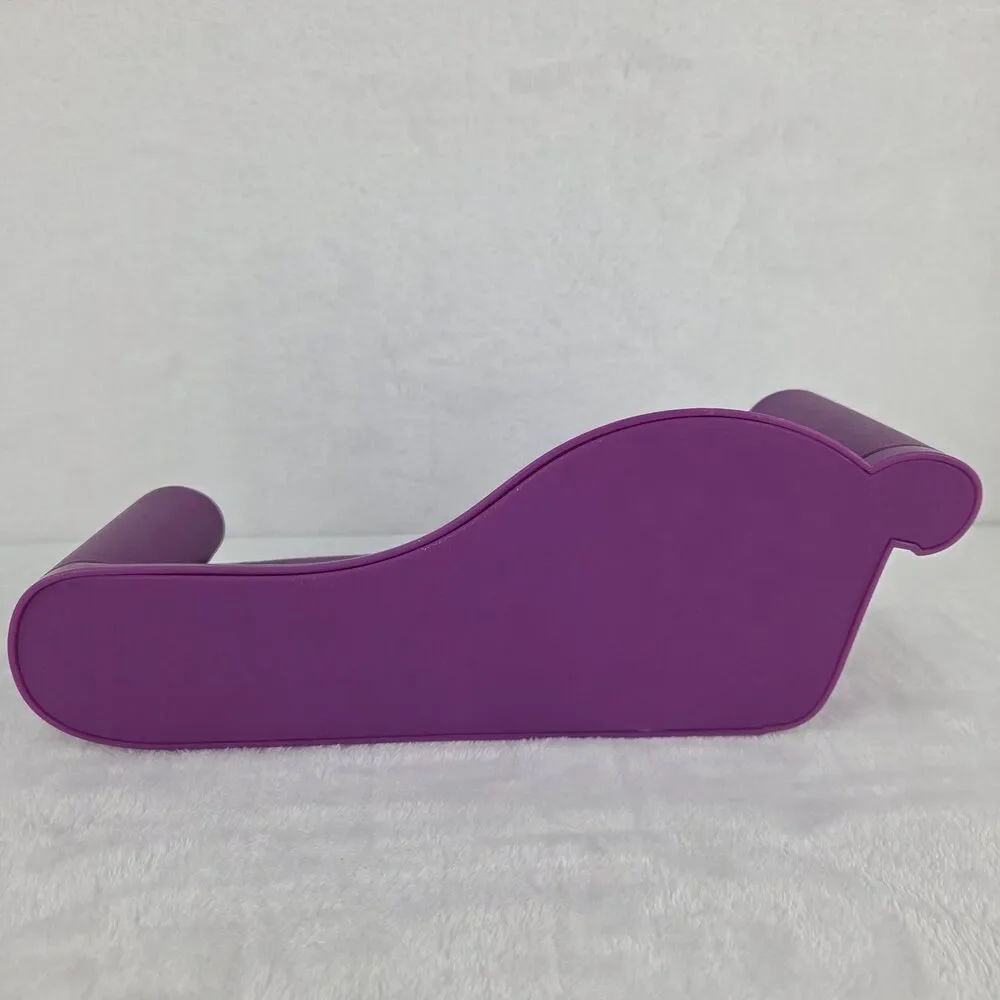 Barbie My Scene Purple Chaise Lounge Sofa Furniture 2003 Mattel No Legs